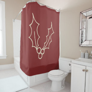 Rideaux De Douche Simply Christmas Collection - Holly