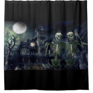 Rideaux De Douche Skeletons Selfie