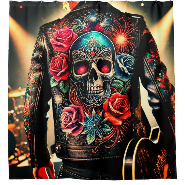 Rideaux De Douche Skull (Devant)