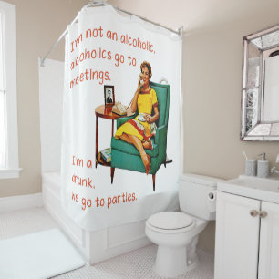 Rideaux De Douche SlipperyJoe's fêtes artistiques cadeaux gay pride