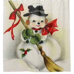 Rideaux De Douche Snowman 001
