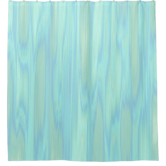 Rideaux De Douche Soft Aqua Mint Abstrait (Devant)