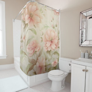 Rideaux De Douche Soft Floral