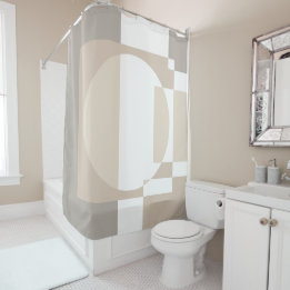Rideaux De Douche Soft Geometric Blocks – Simple and Sleek