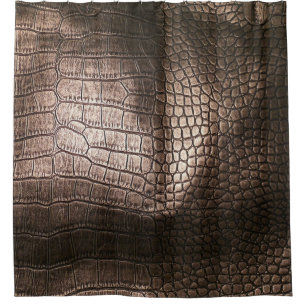 Rideaux De Douche Soirée Luxe : Cuir Texturé Sophistication