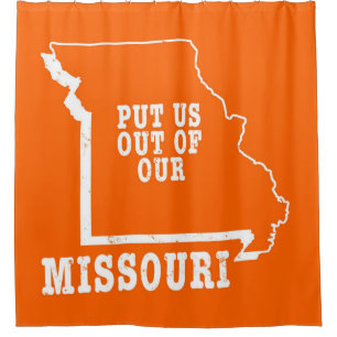 Rideaux De Douche Sortez-Nous De Notre Missouri