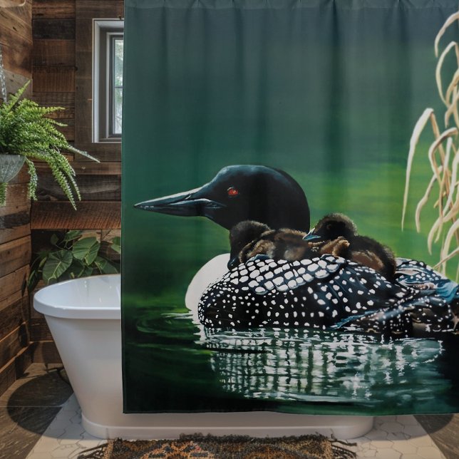 Rideaux De Douche Sortie de la famille Loon (Créateur téléchargé)