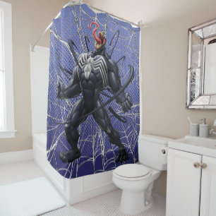 Rideaux De Douche Spider-Man   Venom Symbiote se déchaînant