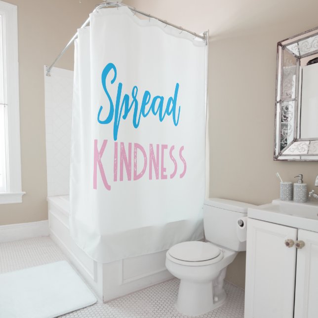Rideaux De Douche Spread Kindness Shower Curtain (En situation)