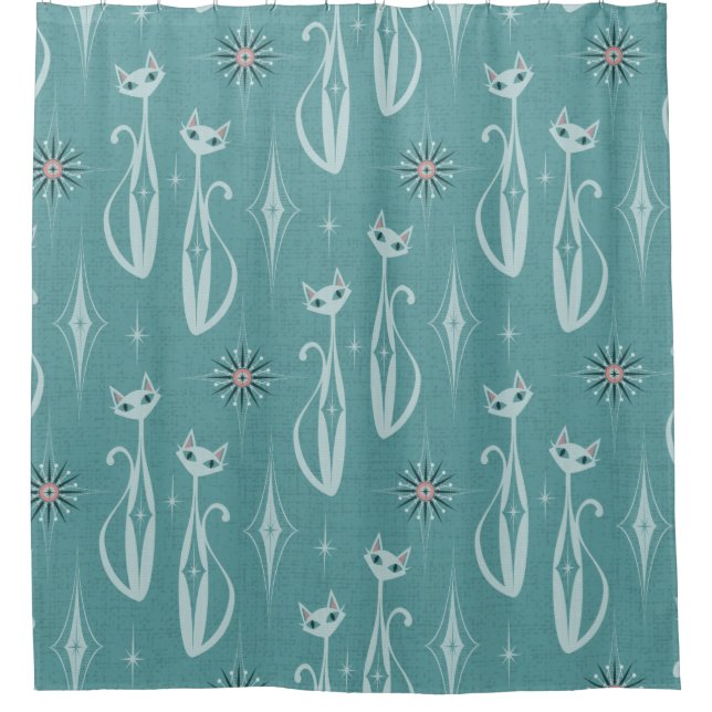 Rideaux De Douche Starburst Diamond Cats (Devant)