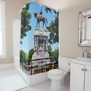 Rideaux De Douche Statue de Robert E. Lee