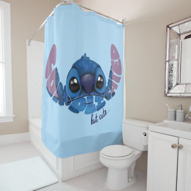 Rideaux De Douche Stitch| Compliqué, mais mignon 2 (En situation)