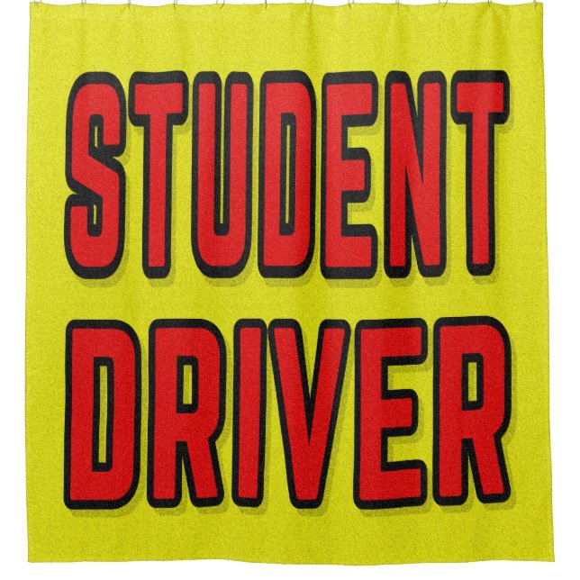 Rideaux De Douche Student Driver (Devant)