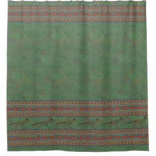 Rideaux De Douche Sud-ouest Roadrunner Sagebrush Green Showeur Curta