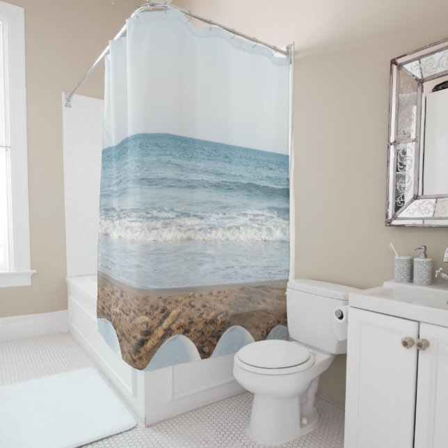 Rideaux De Douche Surfboards Beach Dream #1 #travel #wall #art (En situation)