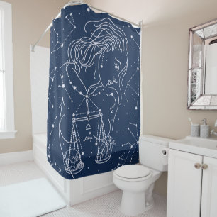 Rideaux De Douche Symbole du zodiaque Libra