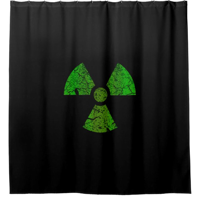 Rideaux De Douche Symbole radioactif (Devant)
