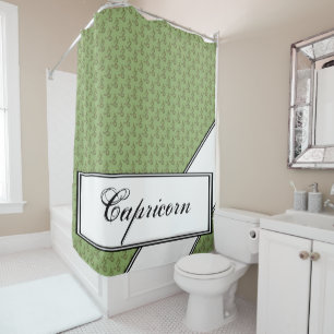 Rideaux De Douche Symbole zodiaque Capricorne Élément par K Yoncich