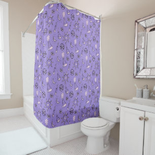Rideaux De Douche Symboles occultes de cuisine Motif - Magie mystiqu