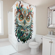"Symétrie mystique : L'art du hibou vivant"