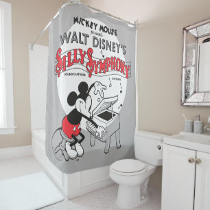 Rideaux De Douche Symphonie vintage Mickey Silly