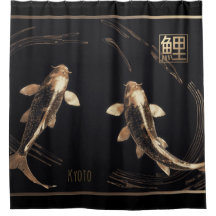 Tapis en métal cuivré sculpté tourbillon de carpes