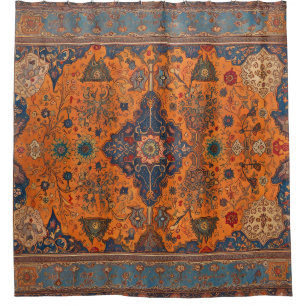 Rideaux De Douche Tapis perse ou tapis d'art numérique