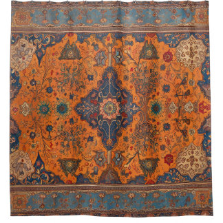 Rideaux De Douche Tapis perse ou tapis d'art numérique