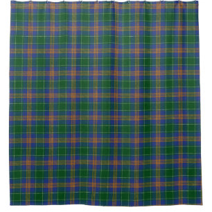 Rideaux De Douche Tartan d'Irlandais de McAuliffe MacAuliffe de clan