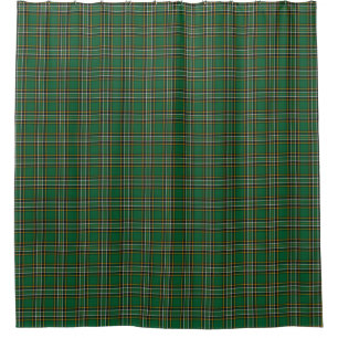 Rideaux De Douche Tartan national irlandais