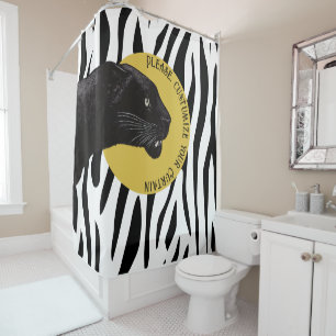 Rideaux De Douche Tasse Black Panther par Toshi Yoshida