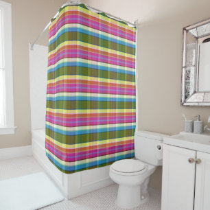 Rideaux De Douche Tea Time Plaid TFT
