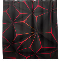 techno futuriste Abstrait en polygone noir