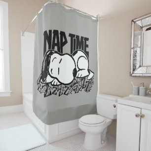Rideaux De Douche Tee - shirt   Snoopy Nap Time