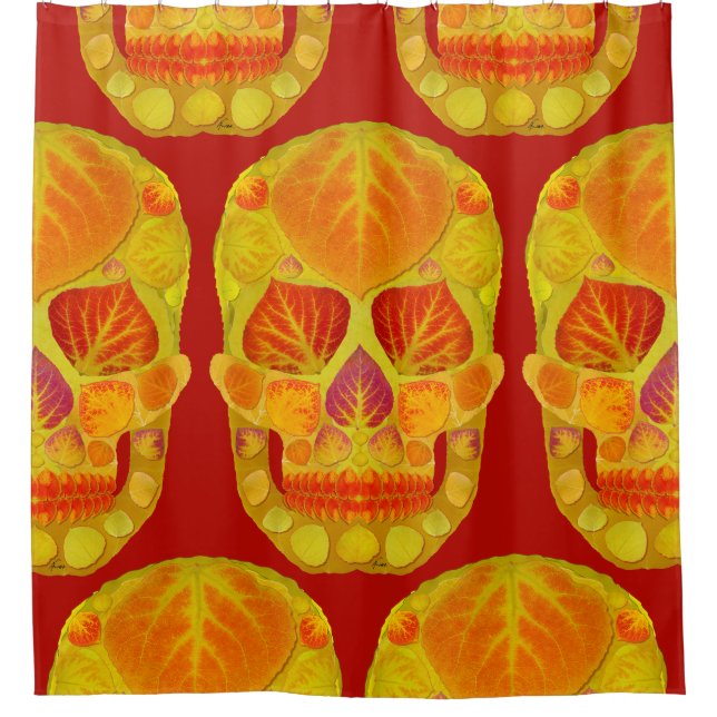 Rideaux De Douche Tête de feuille d'aspect 13 (Devant)