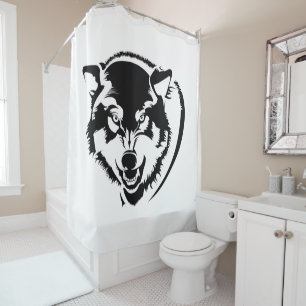 Rideaux De Douche Tête de loup