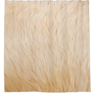 Rideaux De Douche Texture animale de fourrure de chèvre