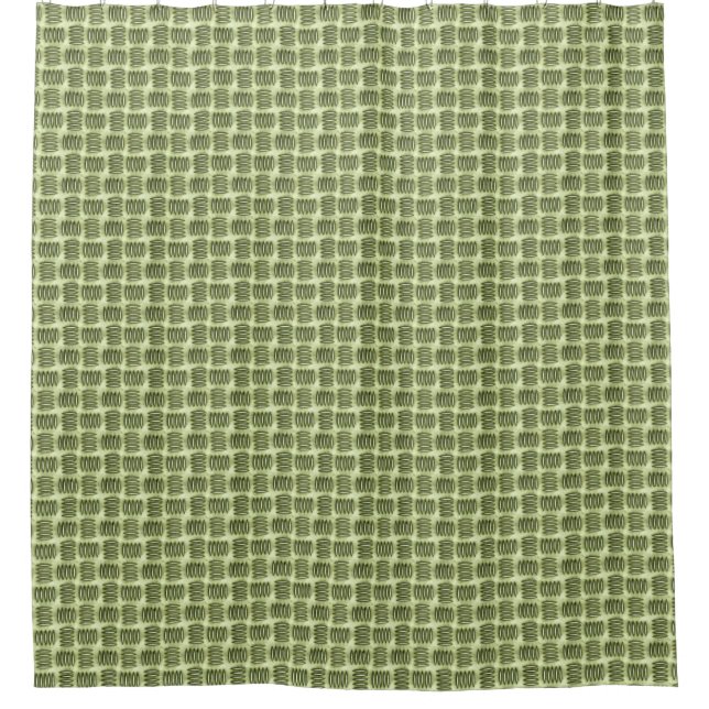 Rideaux De Douche Texture Checkered de plancher d'acier inoxydable (Devant)