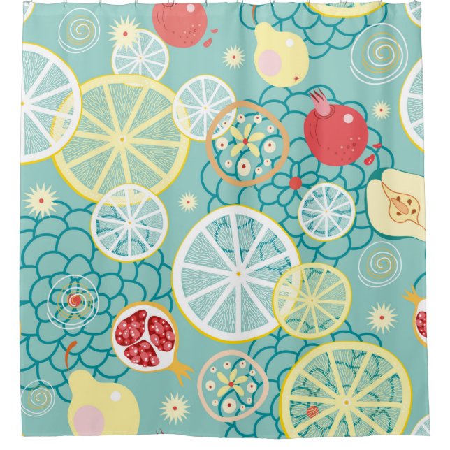 Rideaux De Douche Texture des fruits (Devant)