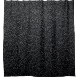 Rideaux De Douche Texture en cuir noir ou arrière - plan. cuir, text