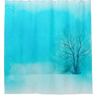 Rideaux De Douche Texture hiver arrière - plan