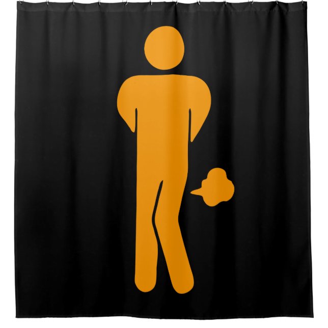 Rideaux De Douche THAÏE NOURRITURE PEUT ÊTRE ÉPICÉE ⚠ Drôle Signe :  (Devant)