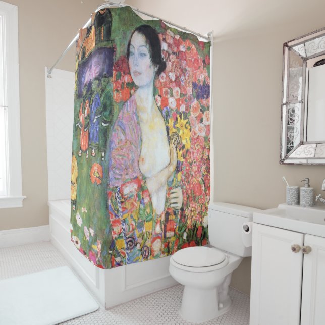 Rideaux De Douche The Dancer, Gustav Klimt (En situation)