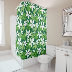RIDEAUX DE DOUCHE TIARE (VERT)