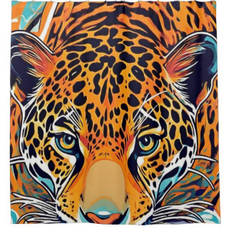 Rideaux De Douche Tigre majestueux