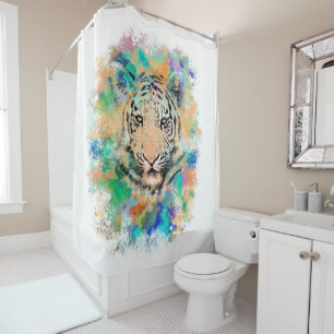 Rideaux De Douche Tigre multicolore 3