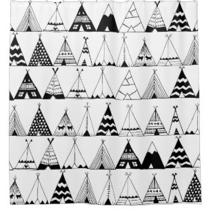 Rideaux De Douche Tipi inspiré