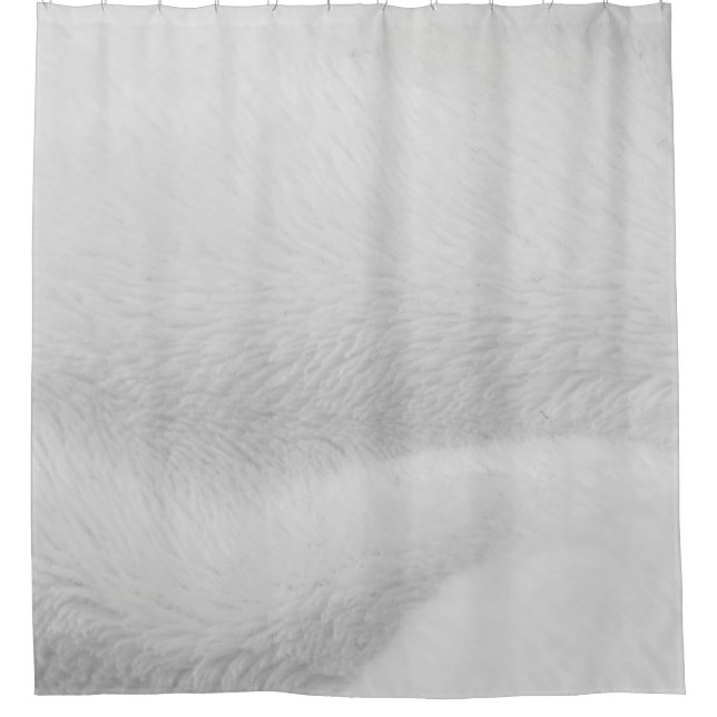 Rideaux De Douche Tissu blanc coton (Devant)