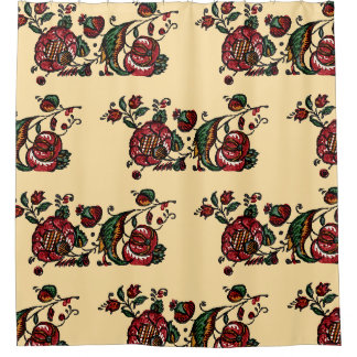 Rideaux De Douche Tissu de chintz en coton indien vintage