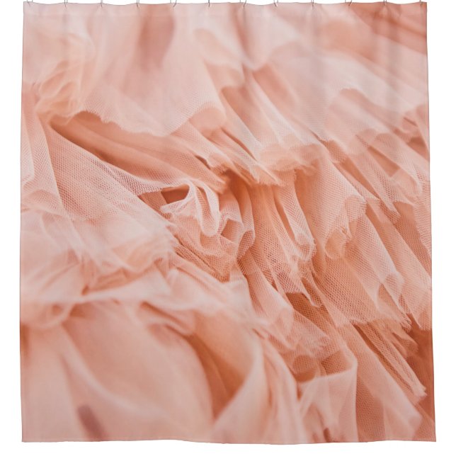 Rideaux De Douche Tissu rose doux aux couleurs pastel. Tissus (Devant)